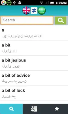 Arabic English Dictionary android App screenshot 2